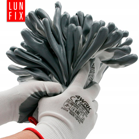 Pracovní rukavice nitrilové 8 M 1 pár