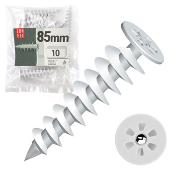 Šroub do polystyrenu 85mm 10ks.