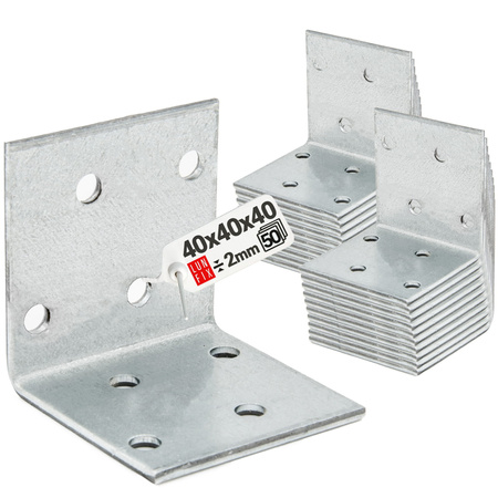 Montážní úhelník 40x40x40x2 KS2 50ks.