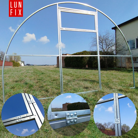 Polykarbonátový skleník 3x10m, profil 20x20mm, 6mm