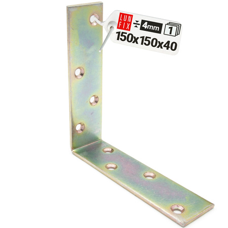 Konstrukční úhelník KB4 150x150x40x4,0 mm