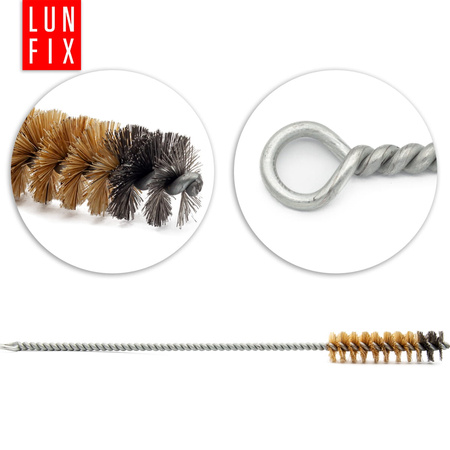 Kovový kartáč na čištění otvorů fi 12-16