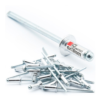 Nýt trhací 6x18mm hliník/ocel se zapuštěnou hlavou 1kg