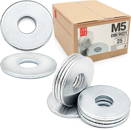 Podložka velkoplošná M5 DIN9021 25ks