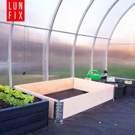 Vyvýšený záhon 120x80x20cm dřevěný