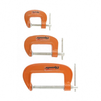 Tesařská svorka typu G sada 3ks. 25/50/75mm