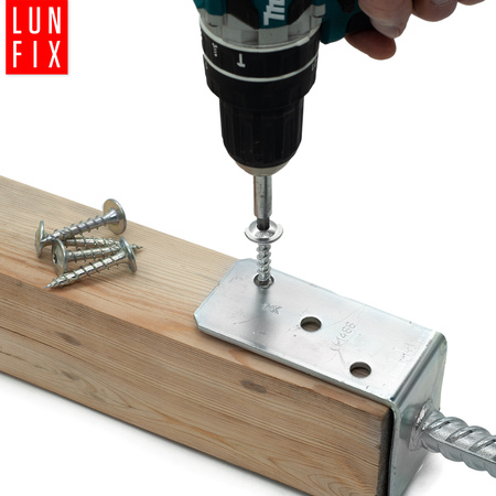 Talířový vrut 10x50 na kotevní patku 10ks.