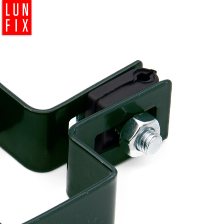 Příchytka plotového panelu koncová 60x60mm zelená