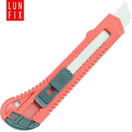 Nóż z ostrzem łamanym tapeciak 18mm 10szt.