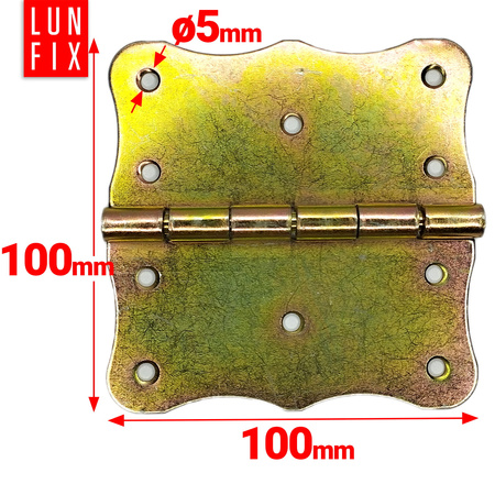 Závěs dekorativní 100x100x2,0 mm pozinkovaný 1ks.
