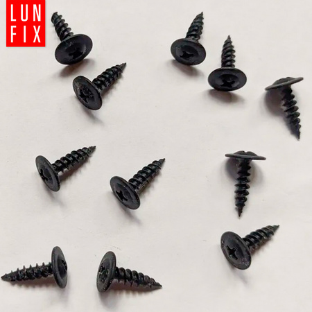 Šrouby na kov černé 4,2x13 s talířovou hlavou 1000ks.