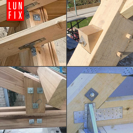 Pozinkovaná čtyřhranná podložka M12 40x40x3,5 mm (2 ks)