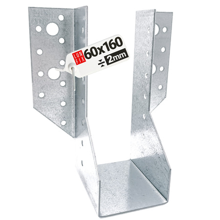 Závěs trámu 60x100 mm spojovací botka WB60