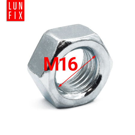 Šestihranná matice M16 DIN 934 třída 8 pozinkovaná 8ks.