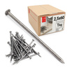 Stavební hřebíky 2,5x60 mm 2,5" černé 1kg