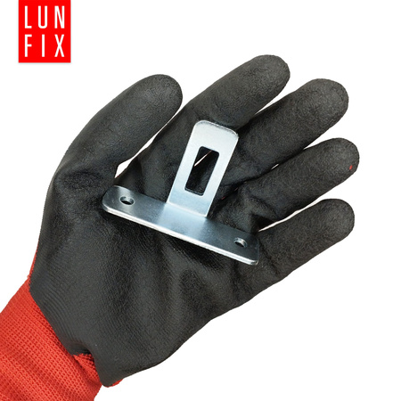 Příchytka typu T na plotové panely pozinkovaná 1ks.