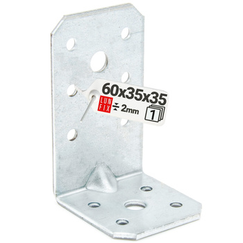 Úhelník s prolisem KPL11 lehký 60x35x35x2,0 1 ks.