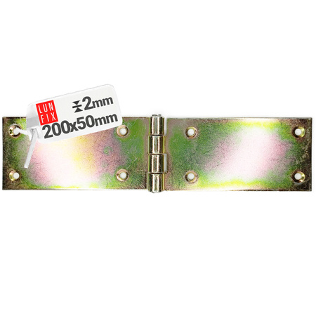 Závěs nábytkový, stavební 200x50x2 mm pozinkovaný 1 ks.