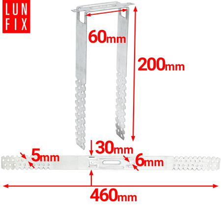 Závěs přímý 60/200 sádrokarton 1ks.