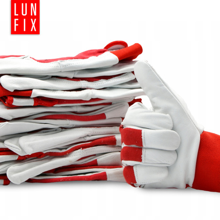 Pracovní rukavice s protiskluzovou manžetou, kůže vel. 8-M 1 pár