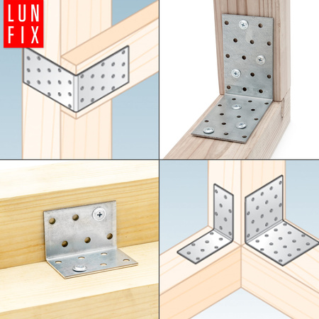Montážní úhelník 40x40x60x2 KM2 1ks.