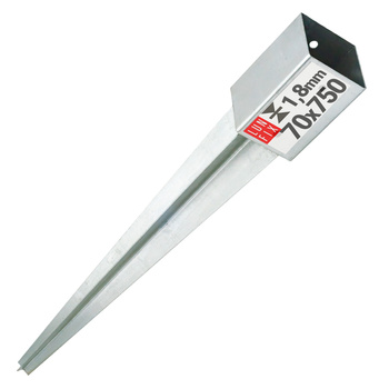 Zatloukací patka 70x70x750mm