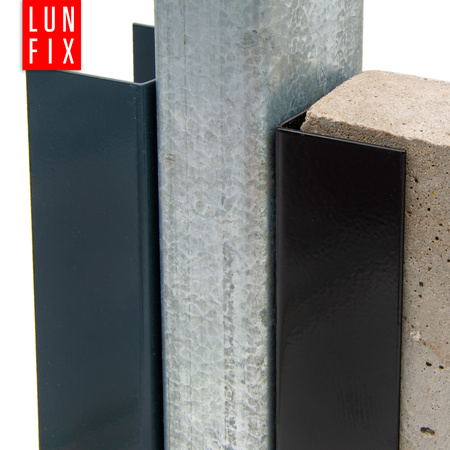 Koncový držák podhrabové desky 55x250 šedý