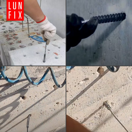 Kovový kartáč na čištění otvorů fi 8-12