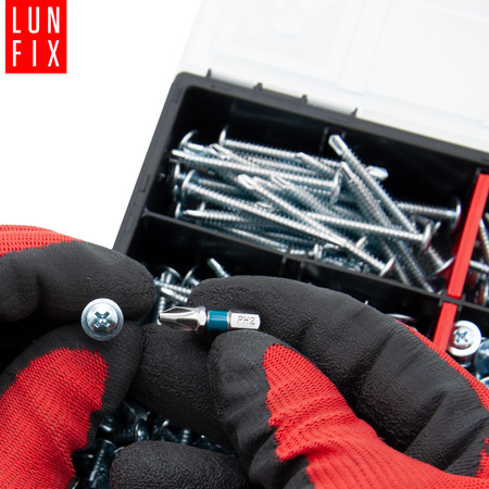 Sada šroubů do kovu 290ks + koncovka PH2