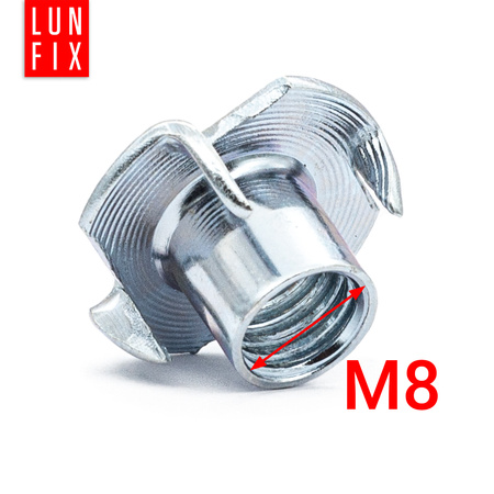 Naražecí matice M8 (8x11mm) šestihranná pozinkovaná 50ks.