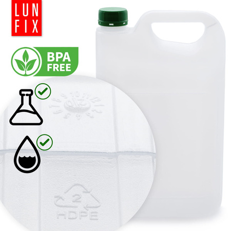 Nádrž na vodu HDPE o objemu 5 l kanystr