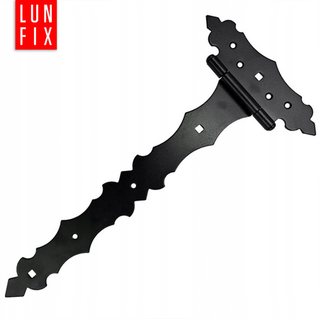 Dekorativní závěs černý 300x170x30x2 1ks.