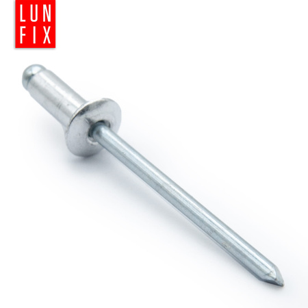 Nýt trhací 4,8x8mm hliník/ocel se zapuštěnou hlavou 1kg