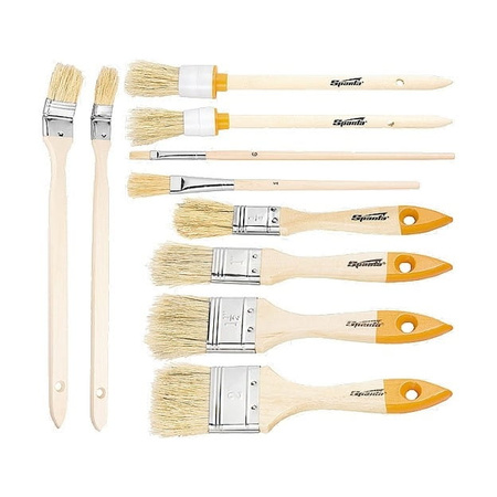 Štětce různých velikostí sada 10ks.