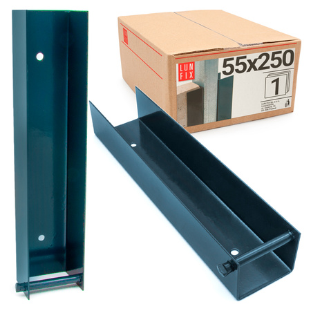 Koncový držák podhrabové desky 55x250 šedý