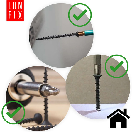 Vruty do sádrokartonu 4,8x127 do dřeva 50ks.