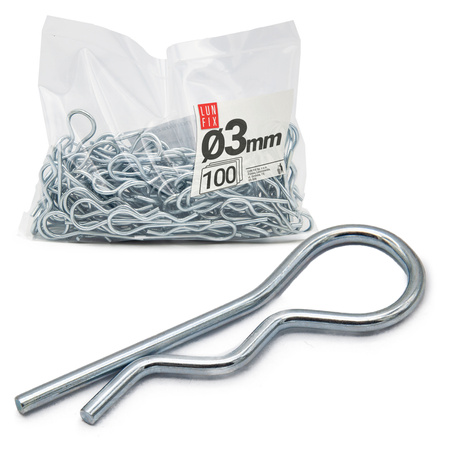 Nonius závlačka spona 100ks