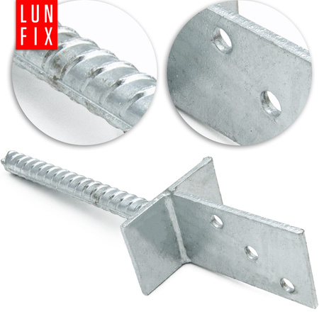 Kotevní patka s tyčí do betonu 60 mm