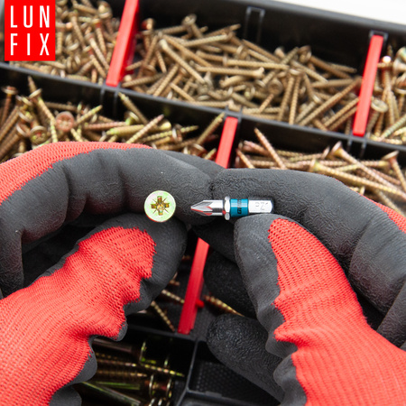 Sada montážních šroubů do dřeva 770ks + koncovka PZ1