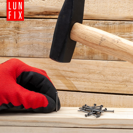 Stavební hřebíky 1,2x25 mm 1" černé 1kg