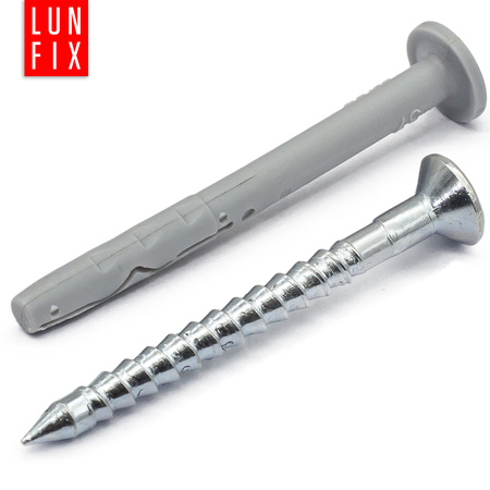 Hmoždinky natloukací 6x60 hříbek, rozpěrné 200 ks.