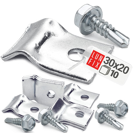 Příchytka panelu 5,5x19 pozinkovaná 10 ks.