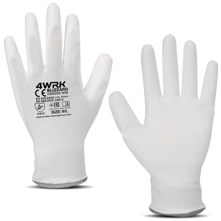 Pracovní rukavice polyuretanové vel. 9 L 1 pár