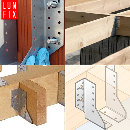 Závěs trámu 28x130 mm spojovací botka PRAVÁ + LEVÁ