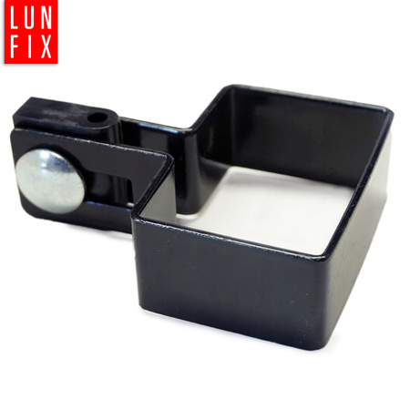 Příchytka plotového panelu koncová 40x40mm šedá