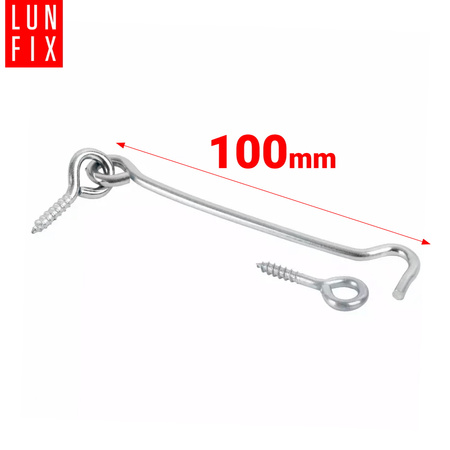 Okenní háček 100 mm, úchytka 1 ks.