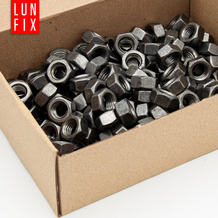 Šestihranná matice M12 DIN 934 třída 6 černá 5kg