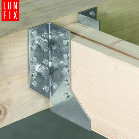 Závěs trámu 28x130 mm spojovací botka PRAVÁ + LEVÁ