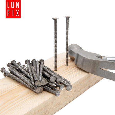 Vroubkované hřebík 3,1x40 mm 1,5" černé 5 kg