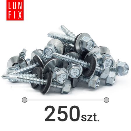 Samořezný vrut do plechu 4,8x55 pozinkovaný 250ks.